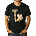 T Is For Teacher’s Aide Back To First Day Of School Leopard Men Women Girls Kids Men's Casual T-Shirt Black T Is For Teacher’s Aide Back To First Day Of School Leopard Men Women Girls Kids Men's Casual T-Shirt Black