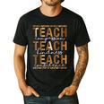 Teach Compassion Kindness Confidence History Teacher Men's Casual T-Shirt Black Teach Compassion Kindness Confidence History Teacher Men's Casual T-Shirt Black