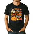 I Teach The Coolest Pumpkins In The Patch Teacher Halloween Men's Casual T-Shirt Black I Teach The Coolest Pumpkins In The Patch Teacher Halloween Men's Casual T-Shirt Black