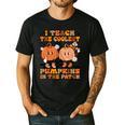 I Teach The Coolest Pumpkins In The Patch Teacher Halloween Men's Casual T-Shirt Black I Teach The Coolest Pumpkins In The Patch Teacher Halloween Men's Casual T-Shirt Black
