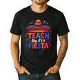 Teach Like It'S A Fiesta Teachers Sombrero Cinco De Mayo Men's Casual T-Shirt Black