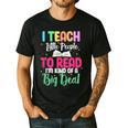 I Teach Little People To Read Reading Teacher For Men Women Girls Kids Men's Casual T-Shirt Black
