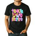Teach Love Inspire Preppy Back To School Teacher Women Men's Casual T-Shirt Black Teach Love Inspire Preppy Back To School Teacher Women Men's Casual T-Shirt Black
