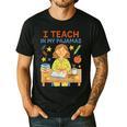 I Teach In My Pajamas Crayon Home School Teacher PJs Men's Casual T-Shirt Black I Teach In My Pajamas Crayon Home School Teacher PJs Men's Casual T-Shirt Black