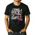 I Teach Rock Stars Music Teacher Guitar Player Men's Casual T-Shirt Black I Teach Rock Stars Music Teacher Guitar Player Men's Casual T-Shirt Black