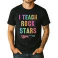 I TEACH ROCKSTARS Band Vibes Teacher Rocks My Music Teaching Men's Casual T-Shirt Black