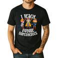 I Teach Superheroes Cute Back To School Teacher Men's Casual T-Shirt Black I Teach Superheroes Cute Back To School Teacher Men's Casual T-Shirt Black