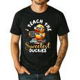 I Teach The Sweetest Duckies Teacher Rubber Duck Teaching Men's Casual T-Shirt Black I Teach The Sweetest Duckies Teacher Rubber Duck Teaching Men's Casual T-Shirt Black