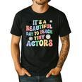 Teach Tiny Actors Theater Drama Teacher Drama Teaching Men's Casual T-Shirt Black Teach Tiny Actors Theater Drama Teacher Drama Teaching Men's Casual T-Shirt Black