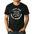 I Teach Some Turtley Awesome Kids Teacher Turtle Pun Men's Casual T-Shirt Black