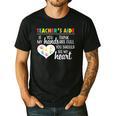 Teacher Aide Appreciation Cute Heart Tee For Women Men's Casual T-Shirt Black