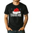 Teacher Aide Christmas Women Family Matching Group Xmas Men's Casual T-Shirt Black Teacher Aide Christmas Women Family Matching Group Xmas Men's Casual T-Shirt Black