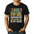 Teacher Assistant Is My Name Coordinating Teacher Aide For Men Women Men's Casual T-Shirt Black