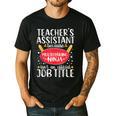 Teacher Assistant Teaching School Ninja Appreciation Men's Casual T-Shirt Black Teacher Assistant Teaching School Ninja Appreciation Men's Casual T-Shirt Black