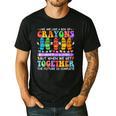Teacher We Are Like A Box Of Crayons Back To School Men Women Kids Men's Casual T-Shirt Black Teacher We Are Like A Box Of Crayons Back To School Men Women Kids Men's Casual T-Shirt Black