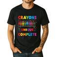 Teacher We Are Like a Box Of Crayons Back To School Men's Casual T-Shirt Black Teacher We Are Like a Box Of Crayons Back To School Men's Casual T-Shirt Black