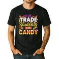 Teacher Cute Will Trade Students For Candy Halloween Costume Men's Casual T-Shirt Black