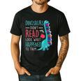 Teacher Dinosaurs Didnt Read Look What Happened Book Reading Men's Casual T-Shirt Black Teacher Dinosaurs Didnt Read Look What Happened Book Reading Men's Casual T-Shirt Black