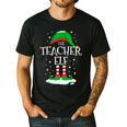 The Teacher Elf Christmas Family Matching Xmas Group For Men Women Men's Casual T-Shirt Black The Teacher Elf Christmas Family Matching Xmas Group For Men Women Men's Casual T-Shirt Black