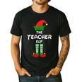 The Teacher Elf Family Matching Group Idea Christmas Men's Casual T-Shirt Black The Teacher Elf Family Matching Group Idea Christmas Men's Casual T-Shirt Black