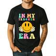 In My Teacher Era Retro Back To School Teacher Student Men's Casual T-Shirt Black In My Teacher Era Retro Back To School Teacher Student Men's Casual T-Shirt Black