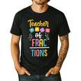 Teacher Of Fractions For Math Teacher Men's Casual T-Shirt Black