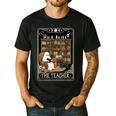 The Teacher Ghost Book Reading Books Lover Halloween Men's Casual T-Shirt Black