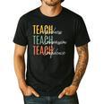 Teacher Kindness Compassion Confidence Teaching Men's Casual T-Shirt Black