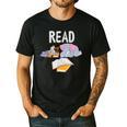 Teacher Library Read Book Club Piggie Elephant Pigeons Men Women Kids Men's Casual T-Shirt Black