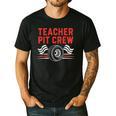 Teacher Pit Crew Race Car Driver Costume Men Women Kids Men's Casual T-Shirt Black