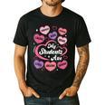 Teacher Positive Affirmations Candy Heart Valentine's Day Men's Casual T-Shirt Black Teacher Positive Affirmations Candy Heart Valentine's Day Men's Casual T-Shirt Black