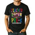 Teacher Of Pre K Superheroes Teacher New School Year Men Women Men's Casual T-Shirt Black Teacher Of Pre K Superheroes Teacher New School Year Men Women Men's Casual T-Shirt Black