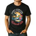 Teacher Retirement Shirts 2026 Goodbye Lesson Hello Freedom Men's Casual T-Shirt Black