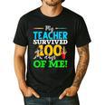 My Teacher Survived 100 Days Of Me Dab 100 Days Of School For Men Women Kids Men's Casual T-Shirt Black My Teacher Survived 100 Days Of Me Dab 100 Days Of School For Men Women Kids Men's Casual T-Shirt Black