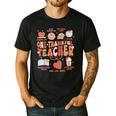 Teacher Thanksgiving Shirt Women One Thankful Teacher Fall Men's Casual T-Shirt Black