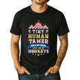 Teacher Tiny Human Tamer This My Circus These Are My Monkeys Men's Casual T-Shirt Black Teacher Tiny Human Tamer This My Circus These Are My Monkeys Men's Casual T-Shirt Black