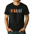 Teacher Word In Sign Language Awareness ASL Back To School Men's Casual T-Shirt Black