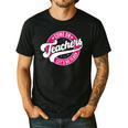 Come On Teachers Let's Go Teach Pink Back To School For Men Women Men's Casual T-Shirt Black Come On Teachers Let's Go Teach Pink Back To School For Men Women Men's Casual T-Shirt Black