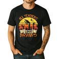 All Teachers Love Brains Shirt Halloween Teachers Men's Casual T-Shirt Black All Teachers Love Brains Shirt Halloween Teachers Men's Casual T-Shirt Black