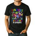 Teachers Are Superheroes Back To School Men's Casual T-Shirt Black