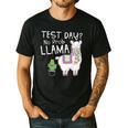 Teachers Testing Day Test Day No Prob Llama Teacher Men's Casual T-Shirt Black Teachers Testing Day Test Day No Prob Llama Teacher Men's Casual T-Shirt Black