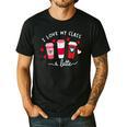 Teachers Valentine Day I Love My Class A Latte Coffee Women Men's Casual T-Shirt Black Teachers Valentine Day I Love My Class A Latte Coffee Women Men's Casual T-Shirt Black