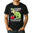 Teachersaurus Rex Dinosaur Like A Normal Teacher Saurus Men's Casual T-Shirt Black Teachersaurus Rex Dinosaur Like A Normal Teacher Saurus Men's Casual T-Shirt Black