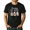 Teaching My Boos Ghost Teacher Halloween Spooky Educator Men's Casual T-Shirt Black