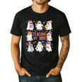 Teaching My Boos Teacher Cute Ghost Groovy Teacher Halloween Men's Casual T-Shirt Black Teaching My Boos Teacher Cute Ghost Groovy Teacher Halloween Men's Casual T-Shirt Black