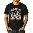 Teaching Future Leaders Teacher Back To School Cute Goose Men's Casual T-Shirt Black Teaching Future Leaders Teacher Back To School Cute Goose Men's Casual T-Shirt Black