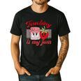 Teaching Is My Jam Cute Strawberry For Women Teachers Men's Casual T-Shirt Black