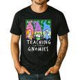Teaching My Little Gnomies With Gnome For Teacher Women Men's Casual T-Shirt Black Teaching My Little Gnomies With Gnome For Teacher Women Men's Casual T-Shirt Black