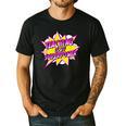 Teaching Is My Superpower Retro Comic Super Teacher Men's Casual T-Shirt Black Teaching Is My Superpower Retro Comic Super Teacher Men's Casual T-Shirt Black