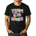 Team 5th Grade Building Blocks Bricks Theme Teacher Team For Men Women Kids Men's Casual T-Shirt Black Team 5th Grade Building Blocks Bricks Theme Teacher Team For Men Women Kids Men's Casual T-Shirt Black
